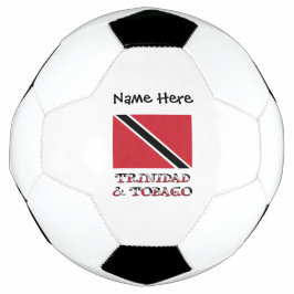 Balón De Fútbol Trinidad Tobago Bandera Trinitense Personalizada