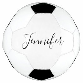 Balón De Fútbol Tu Nombre | Letra Elegante