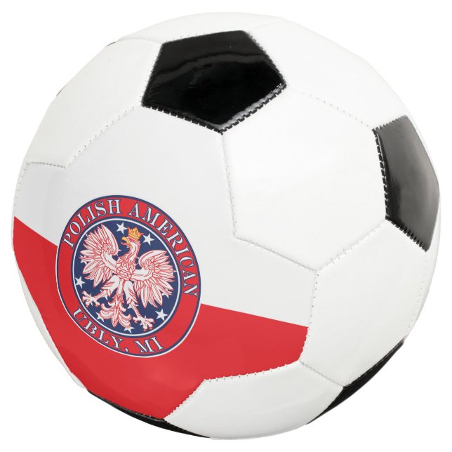 Balón De Fútbol Ubly Michigan Poland (Tres cuartos)