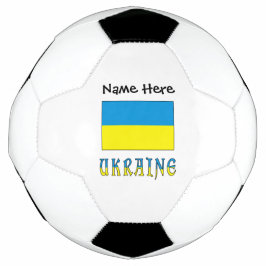 Balón De Fútbol Ucrania Bandera Ucraniana Personalizada 