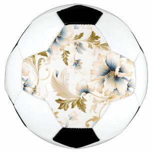 Balón De Fútbol Un diseño de serie floral de boda 3