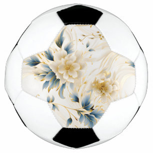 Balón De Fútbol Un diseño de serie floral para bodas 1