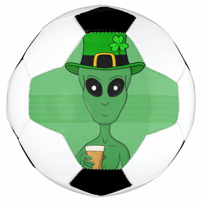 Balón De Fútbol Un extranjero de St. Patrick (Anverso)