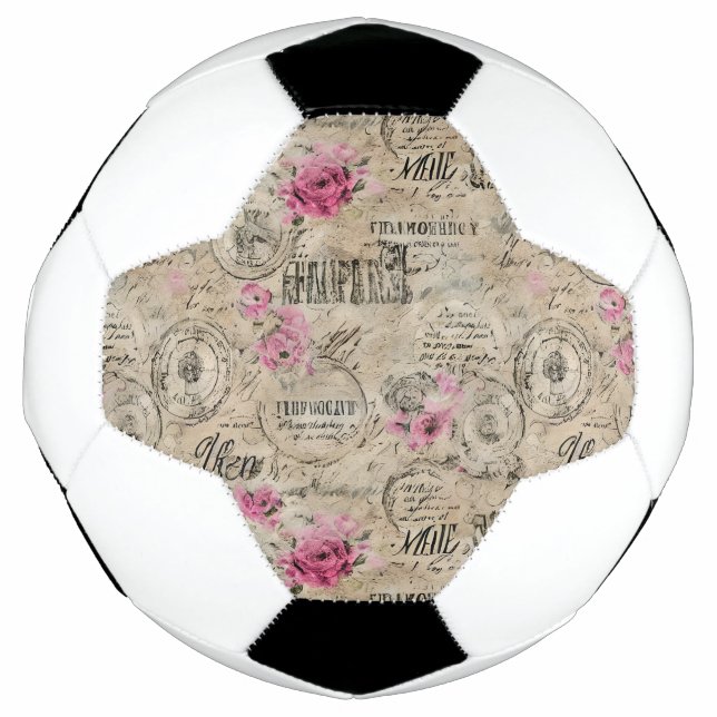Balón De Fútbol Una serie de diseño de la época de la efiemera fra (Anverso)