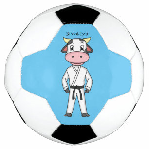 Balón De Fútbol Vaca corta con traje de kung fu personalizado