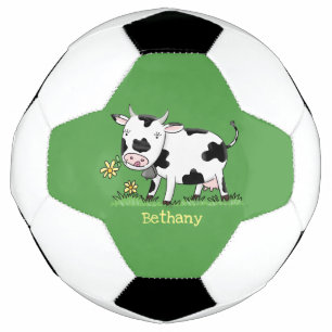 Balón De Fútbol Vaca corta en ilustracion personalizado de campo v