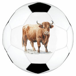 Balón De Fútbol Vaca Highland