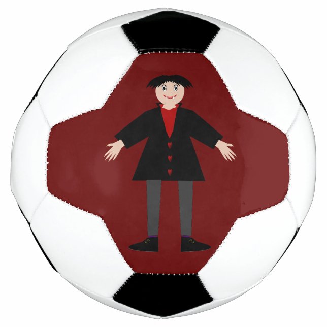 Balón De Fútbol Vampiro de Cute Halloween (Anverso)