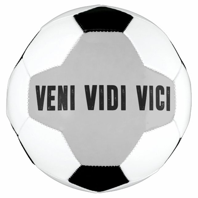 Balón De Fútbol Veni vidi vici (Anverso)