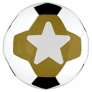 Balón De Fútbol Verde de selva duradera con WhiteStar