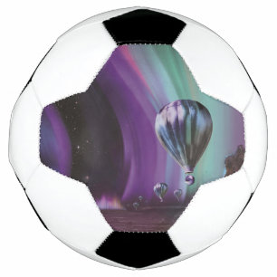 Balón De Fútbol Viajes de Júpiter por Auroras fuertes en globo aer