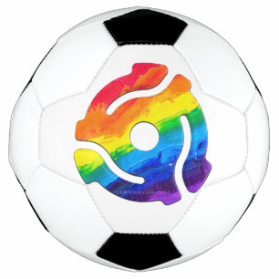 Balón De Fútbol Vibrante de adaptador de registro de 45 RPM de plá