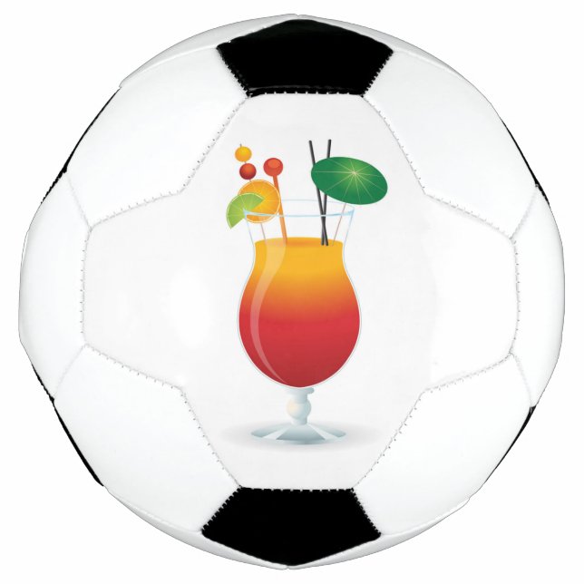 BALÓN DE FÚTBOL VIDRIO DE COCKTAIL (Anverso)
