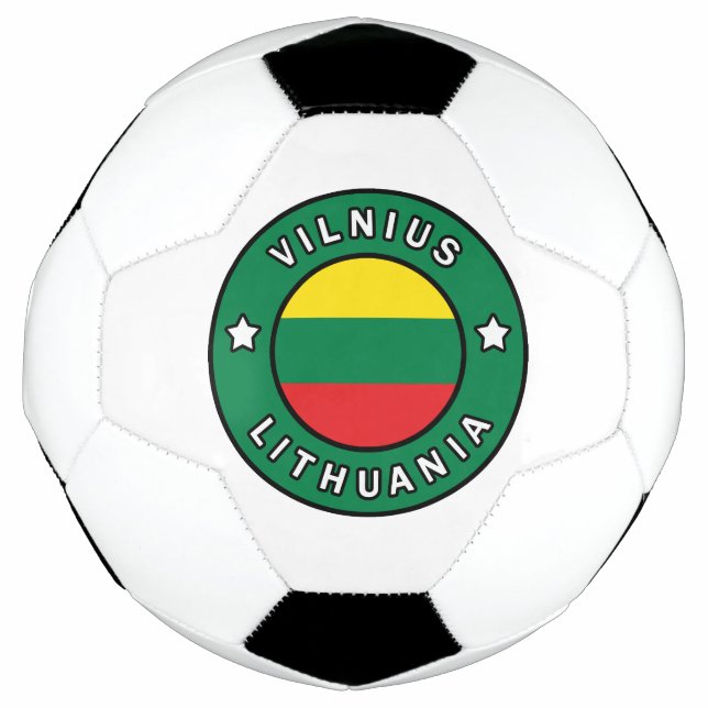 Balón De Fútbol Vilnius Lituania (Anverso)