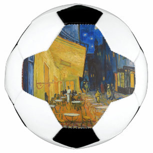 Balón De Fútbol Vincent van Gogh - Cafe Terrace de noche