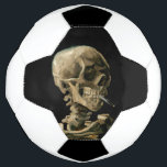 Balón De Fútbol Vincent van Gogh - Calavera con cigarrillo en llam<br><div class="desc">Cabeza de un Skeleton con un cigarrillo en llamas / Calavera con cigarrillo en llamas / Crane de squelette fumant une cigarrillo - Vincent van Gogh,  1885</div>