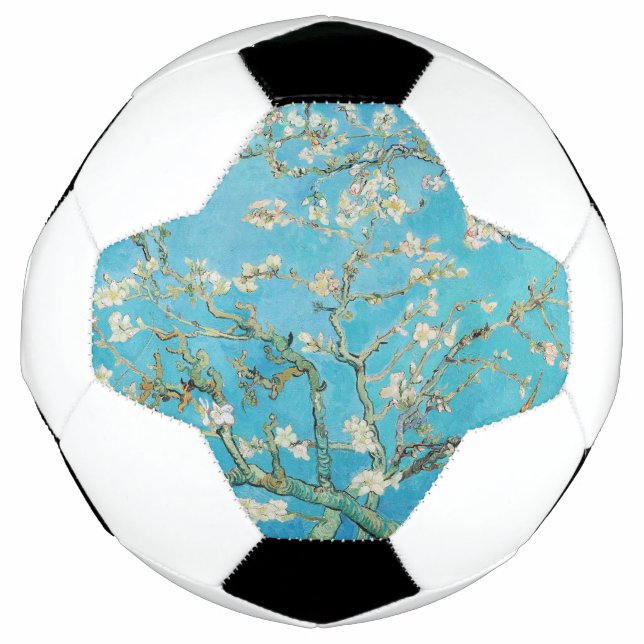 Balón De Fútbol Vincent van Gogh - Flor de Almendro (Anverso)