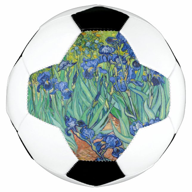 Balón De Fútbol Vincent Van Gogh - Irises (Anverso)