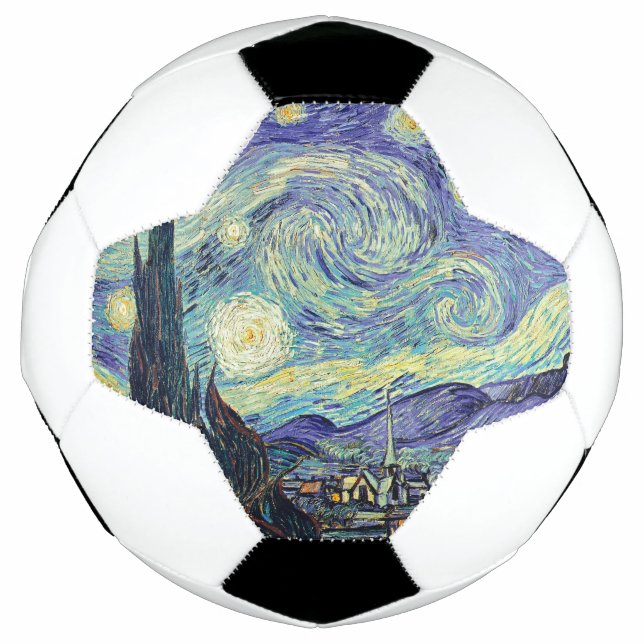Balón De Fútbol Vincent Van Gogh La Noche Starry (Anverso)