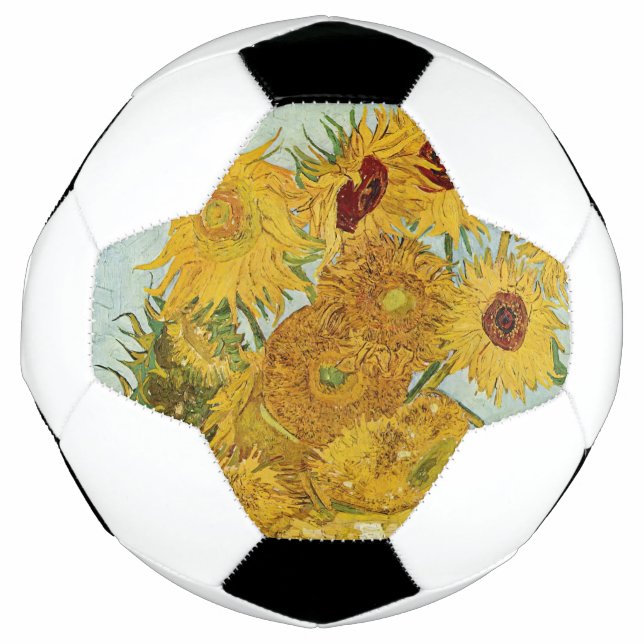 Balón De Fútbol Vincent Van Gogh - Vase con doce girasoles (Anverso)