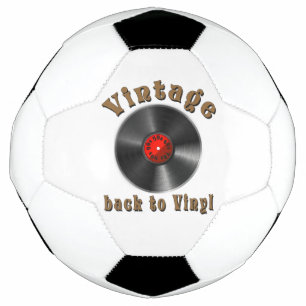 Balón De Fútbol Vintage - De vuelta a Vinyl, el registro vuelve