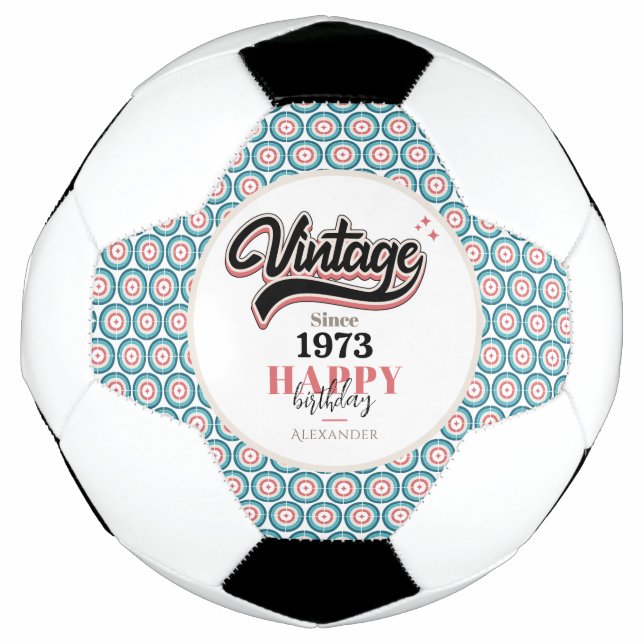 Balón De Fútbol Vintage desde 1973 (Anverso)