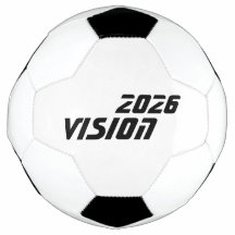 Vision 2026 Soccer Ball for Training Practice Game
