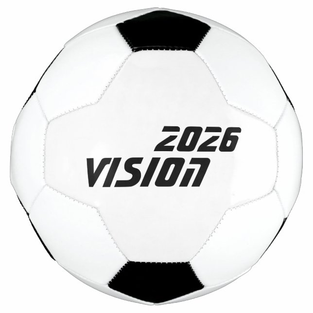 Balón De Fútbol Vision 2026 Soccer Ball for Training Practice Game (Anverso)