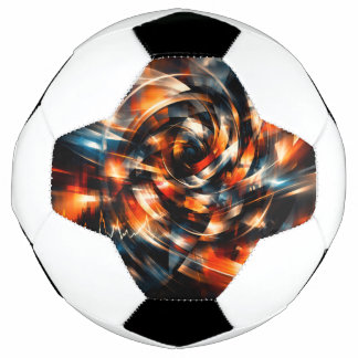 Balón De Fútbol Visión abstracta de movimiento y mente