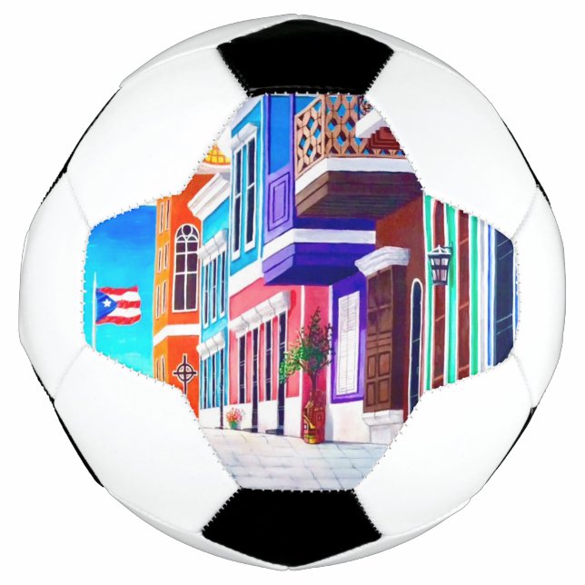 Balón De Fútbol ¡Viva Puerto Rico! (Anverso)