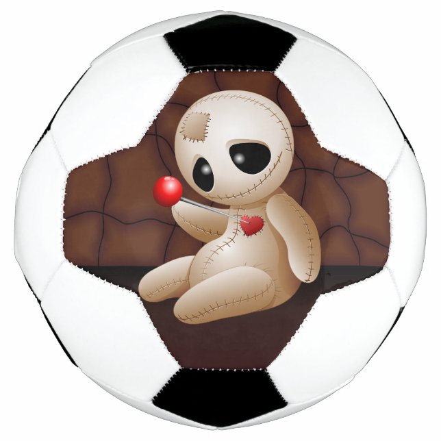 Balón De Fútbol Voodoo Doll Personalizado enamorado (Anverso)