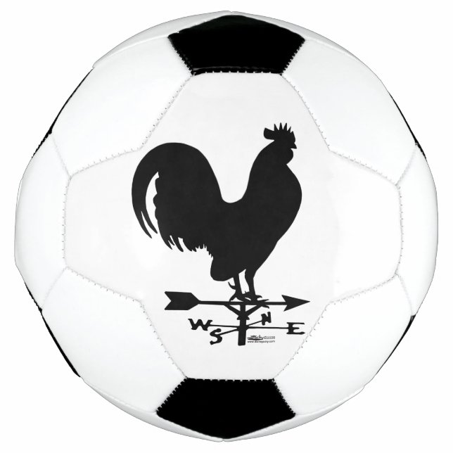 Balón De Fútbol Weathervane Rooster (Anverso)