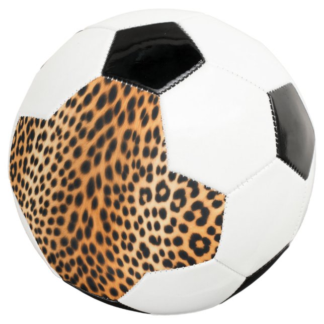 Balón De Fútbol Wild Leopard Energy – Bold Animal Print Fashion (Tres cuartos)