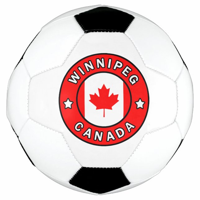 Balón De Fútbol Winnipeg Canada (Anverso)