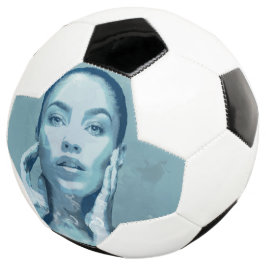 Balón De Fútbol "Woman in Blue"