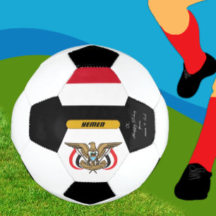 Balón De Fútbol Yemén personalizado, bandera, bola de fotos
