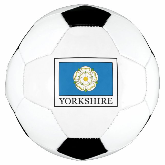 Balón De Fútbol Yorkshire County England (Anverso)