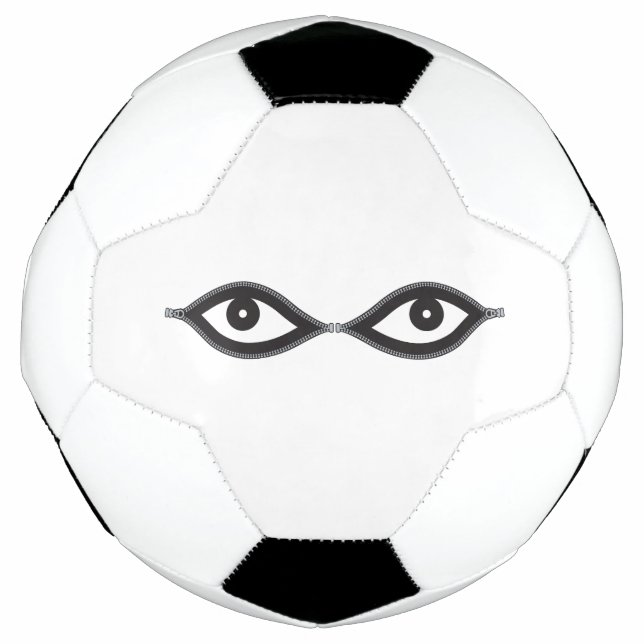 Balón De Fútbol Zipper Eyes (Anverso)