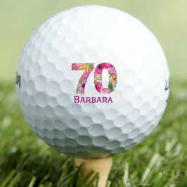 Balón de golf 70 años personalizado bola de golf 7