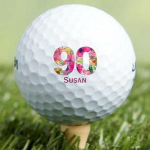 Balón de golf 90 años personalizado bola de golf 9