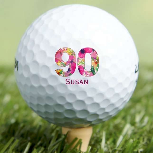Balón de golf 90 años personalizado bola de golf 9 (Subido por el creador)