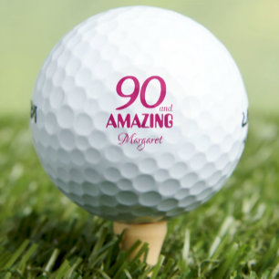 Balón de golf 90 años personalizado bola de golf 9