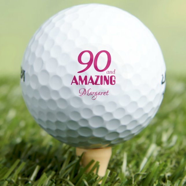 Balón de golf 90 años personalizado bola de golf 9 (Subido por el creador)