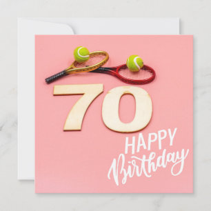 Balón de tenis con 70 años con amor