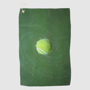 Balón de tenis en el diseño Poster de aire Toallas