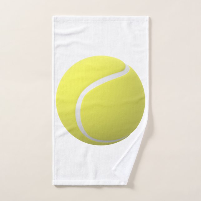 Balón de tenis grande 3D (Toalla de mano)