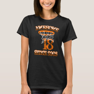 Baloncesto 18.ª Camisa De Cumpleaños Para Los Niño
