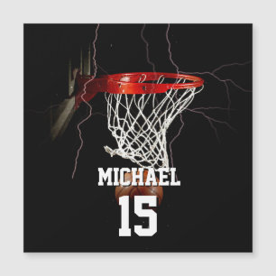 Baloncesto Añadir tu nombre y número tarjeta magné