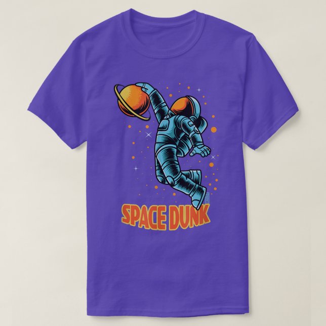 Baloncesto ASTRONAUT - Camiseta divertida SPACE DU (Diseño del anverso)