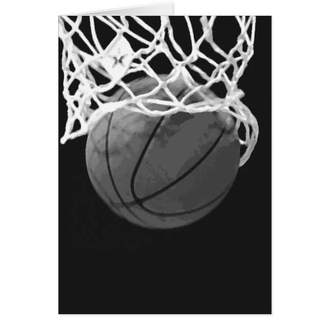 Baloncesto blanco y negro (Frente)